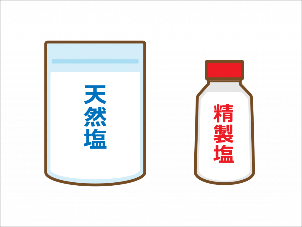 精製塩 天然塩 違い