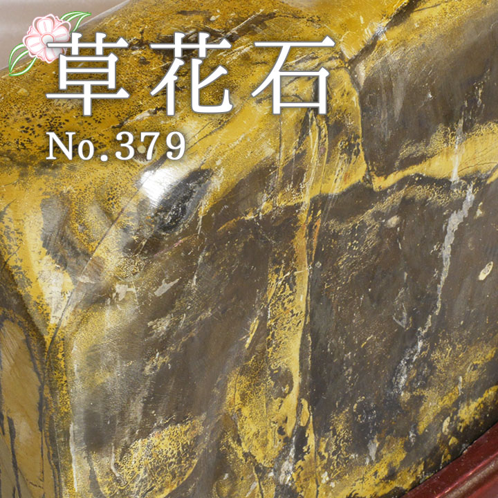 【ピクチャーストーン】草花石No.379（観賞用鉱石）