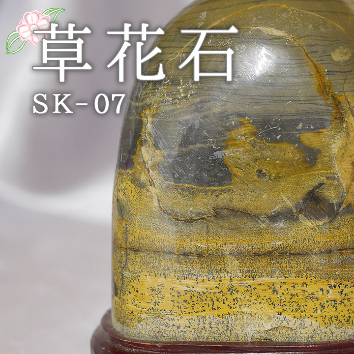 【ピクチャーストーン】草花石SK-07（観賞用鉱石）